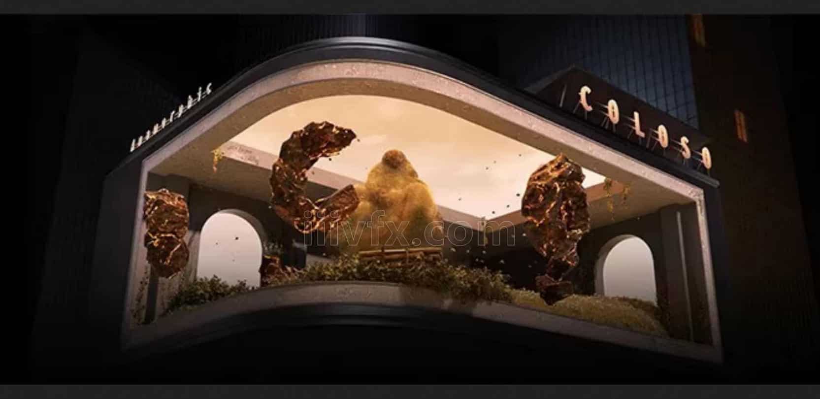 Coloso教程-C4D制作裸眼3D运动图形