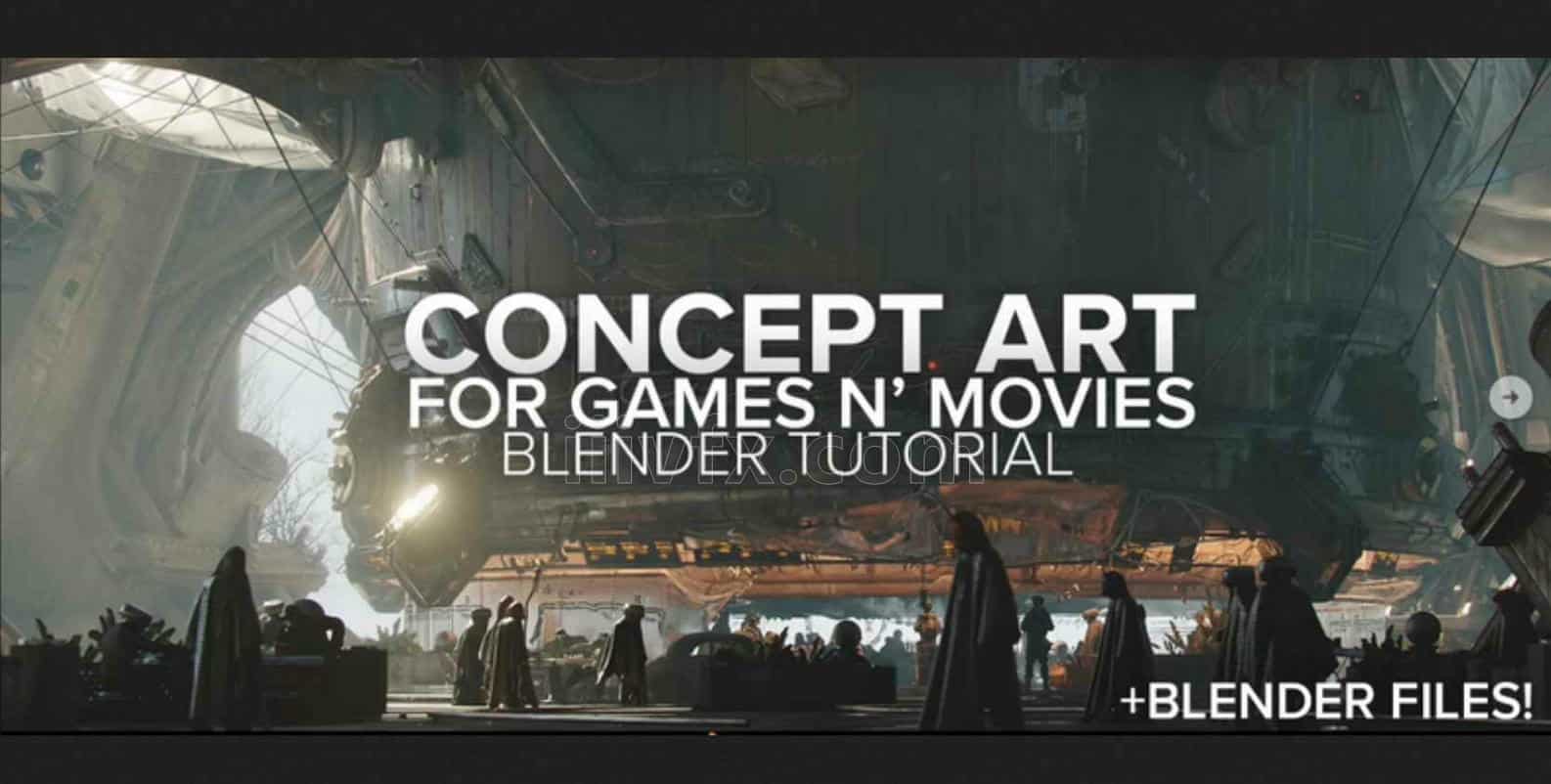 使用 Blender 制作游戏和电影的概念艺术