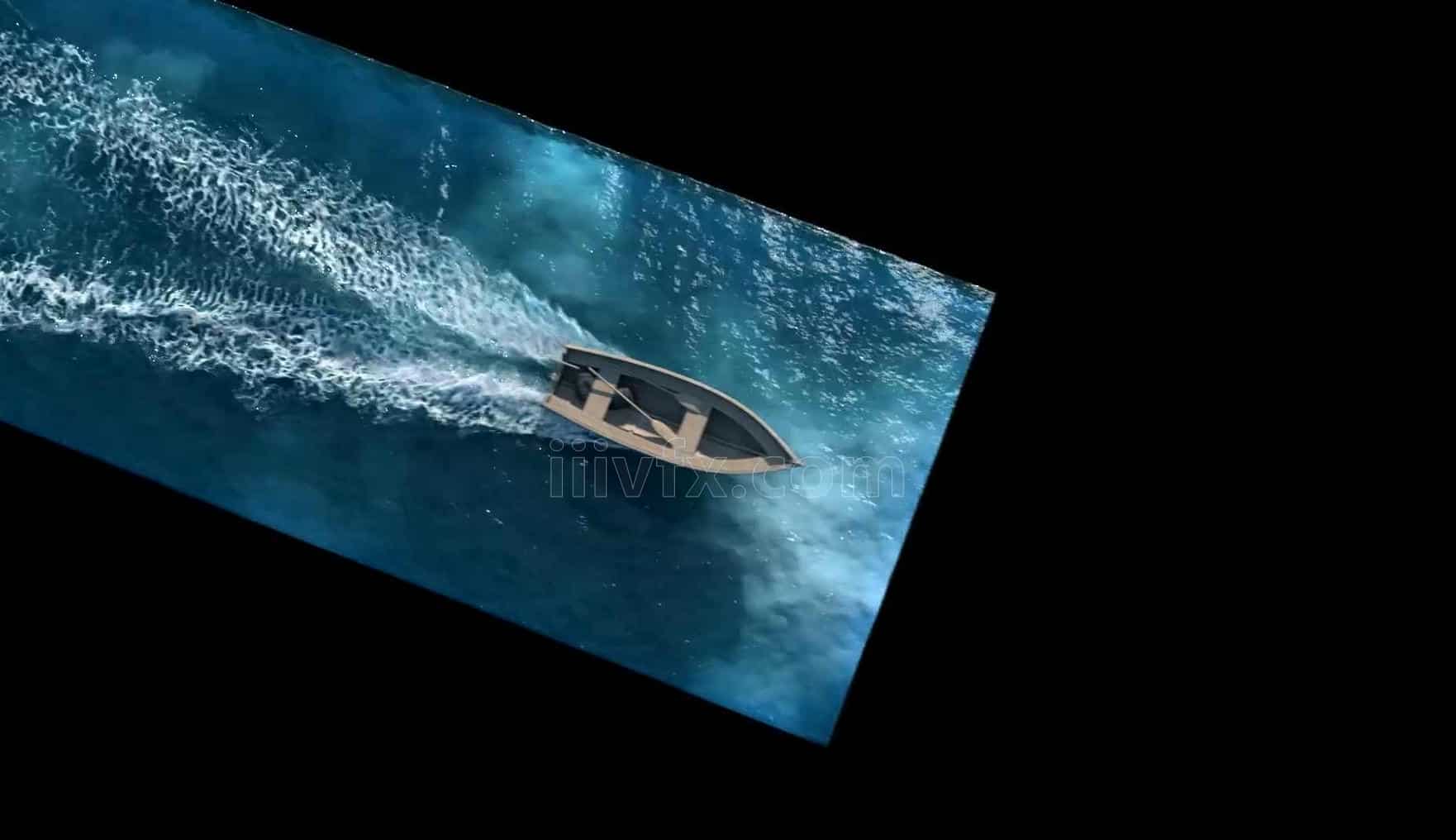 军舰快艇航行Houdini 19.5 | Scene项目hip工程保密