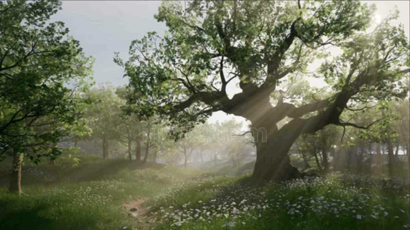 SpeedTree-UE5为电子游戏创建树叶Creating Foliage for Videogames-theg虚幻搜索