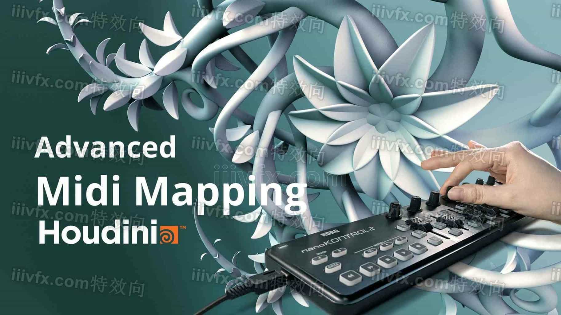 用音乐玩Houdini 使用MIDI声音映射在Houdini中快速创建资产