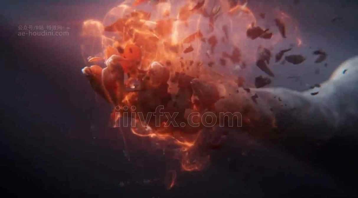 【11月22号作者修复增加两个视频_请重新保存】Houdini20.5解体火焰消散FX效果课程   Houdini Vellum Disintegration - Pro VFX Coruse