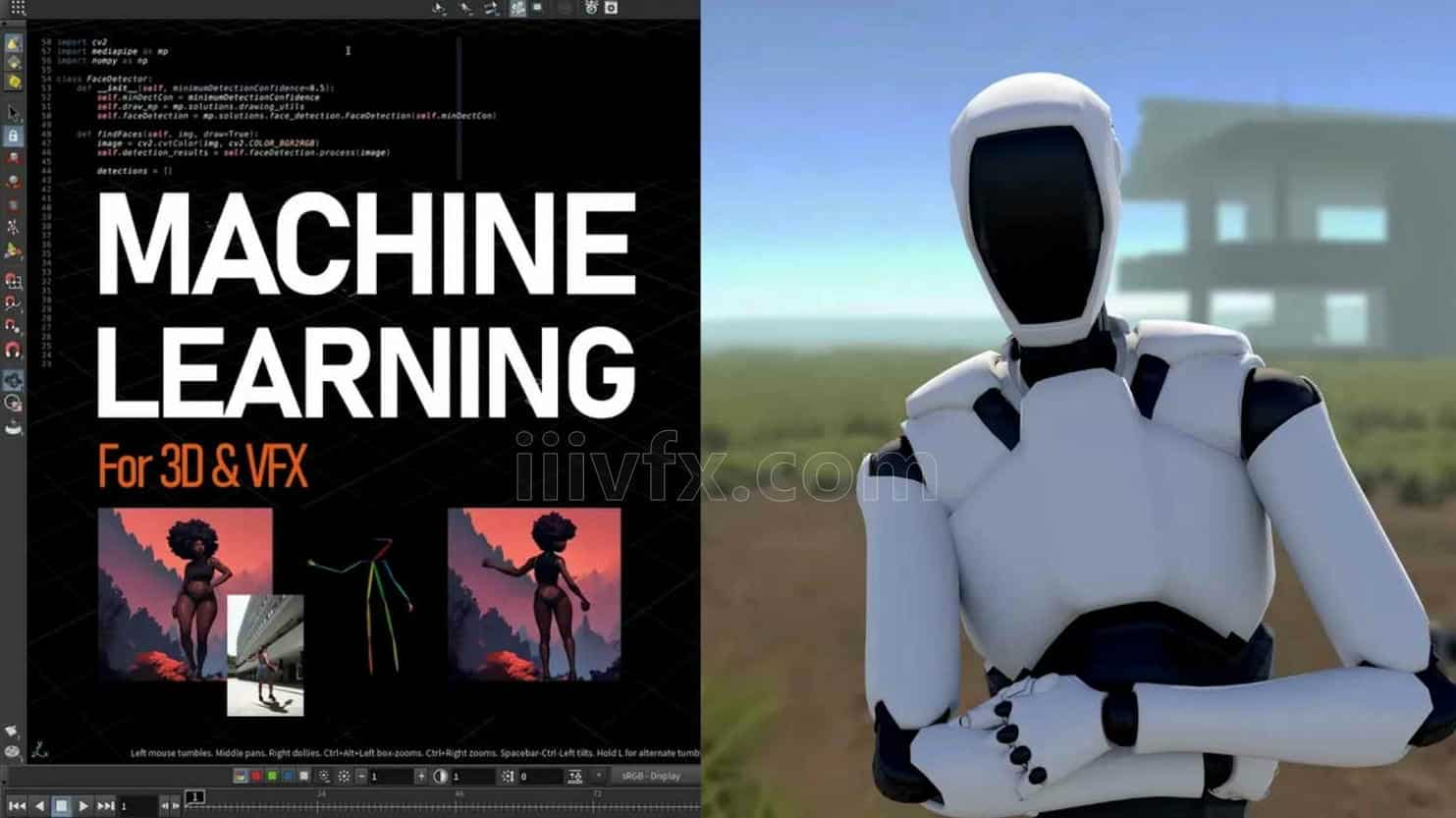 上船！拳头3D和VFX机器学习的终极指南Machine Learning For 3D & VFX | Course Trailer (Pro Coding Training)