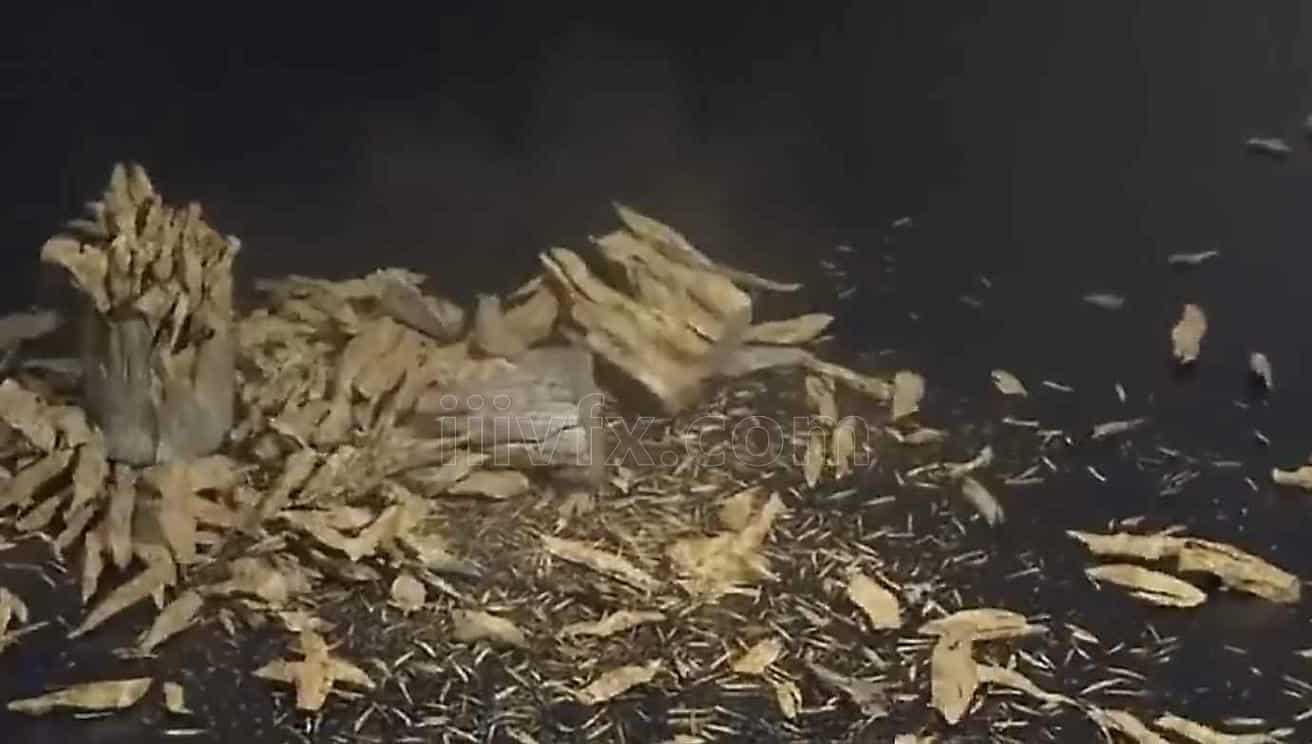 Houdini 18木桩木材断裂破碎hip工程文件