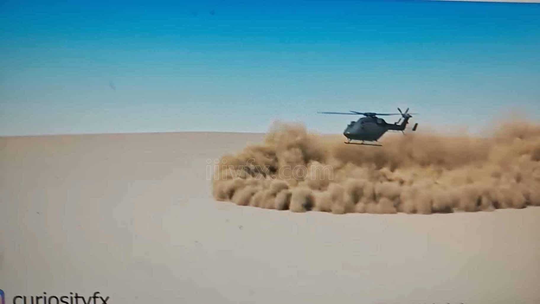 Houdini直升机旋翼烟尘Helicopter Rotor Dust in Houdini【专业国产翻译】